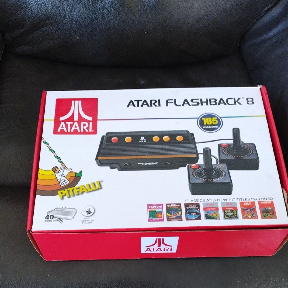 Flashback X Black Console with Built-in Games